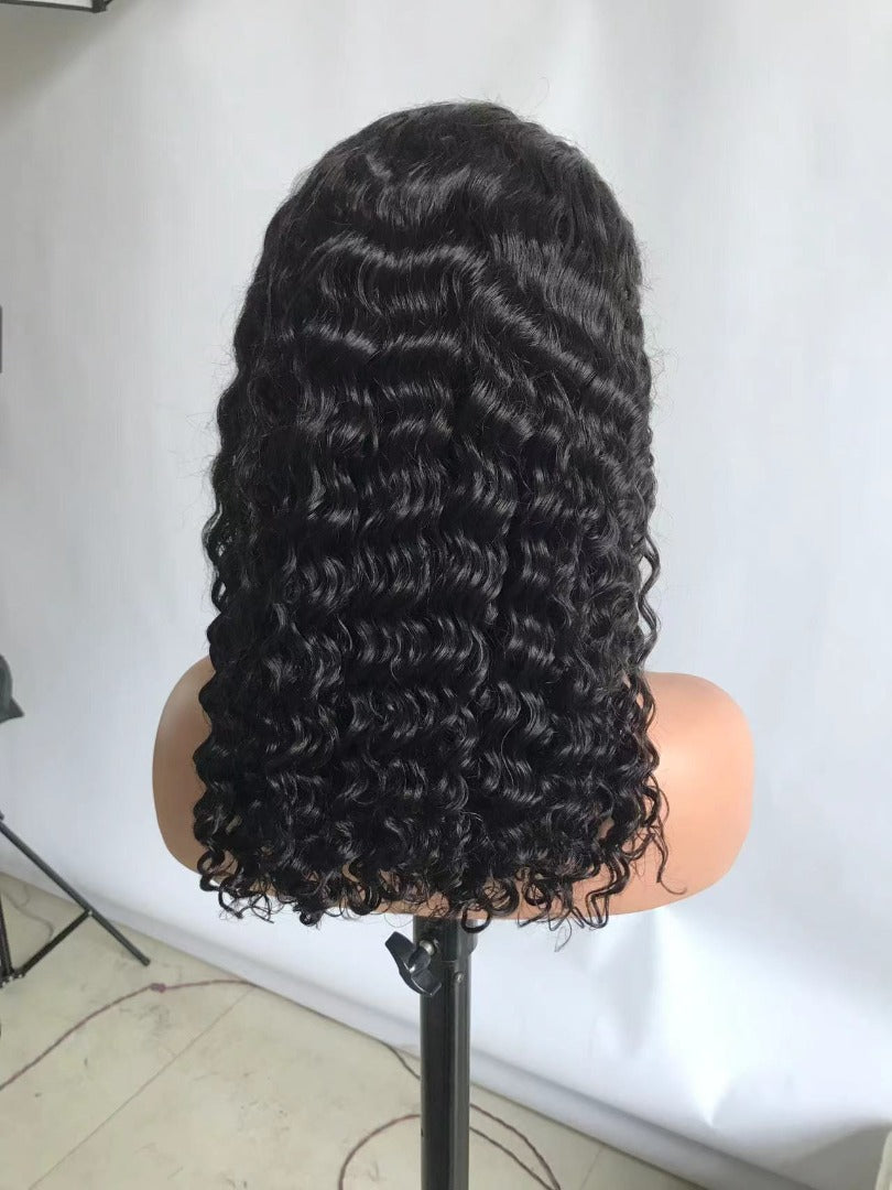 13x4 TRANSPARENT LACE FRONT DEEP WAVE WIG