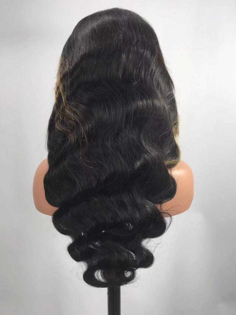 5x5  TRANSPARENT LACE FRONT BODY WAVE WIG