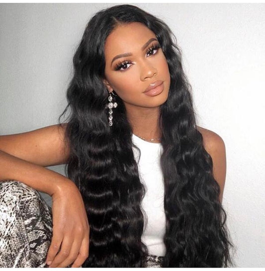 13x4 TRANSPARENT LACE FRONT DEEP WAVE WIG