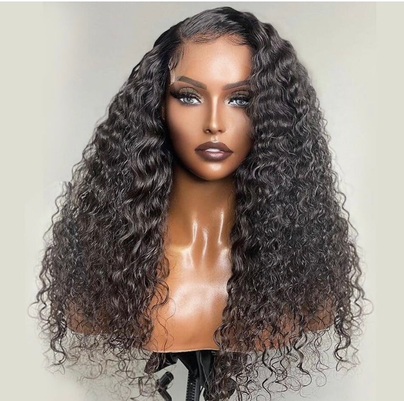 13x4 TRANSPARENT LACE FRONT CURLY WIG